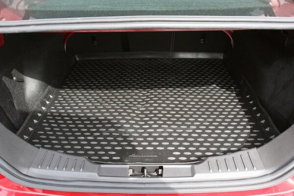 Коврик багажника Element Ford Focus III полиуретановый черный CARFRD00002 - фото №7