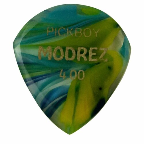 Медиатор для гитары Pickboy Modrez Pick Pickboy PBMDZCLP400, разноцветный, 4 мм, 1 шт