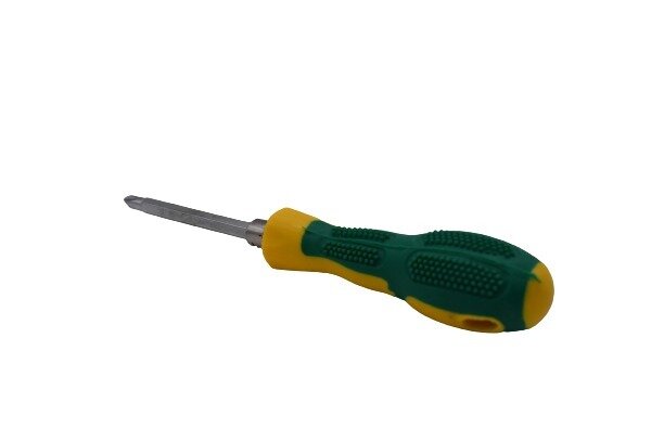 фото Отвертка двусторонняя с противоскользящей рукояткой, Peng Cheng (плоская/крестовая)