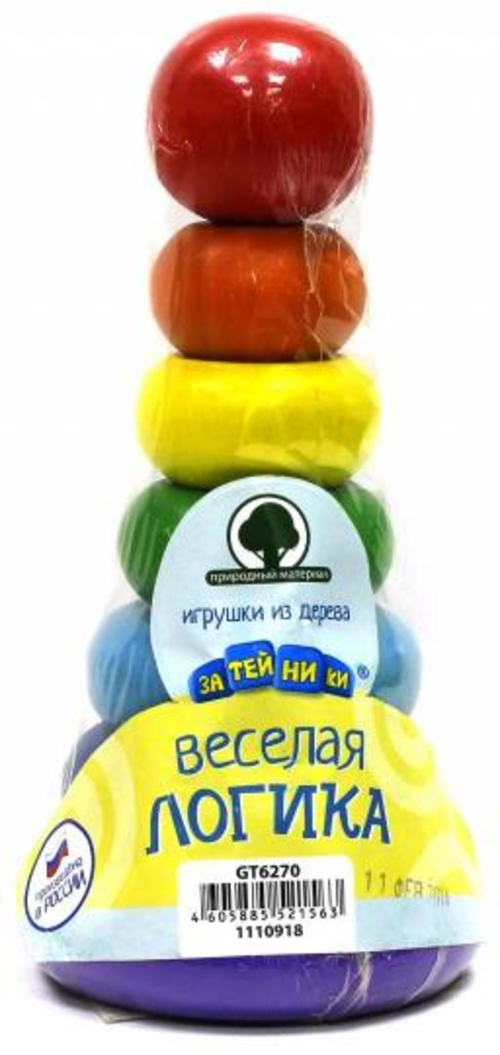 Игрушка Пирамидка "Семицветик" GT6270