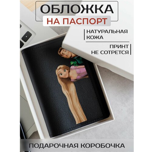 Обложка для паспорта RUSSIAN HandMade, черный