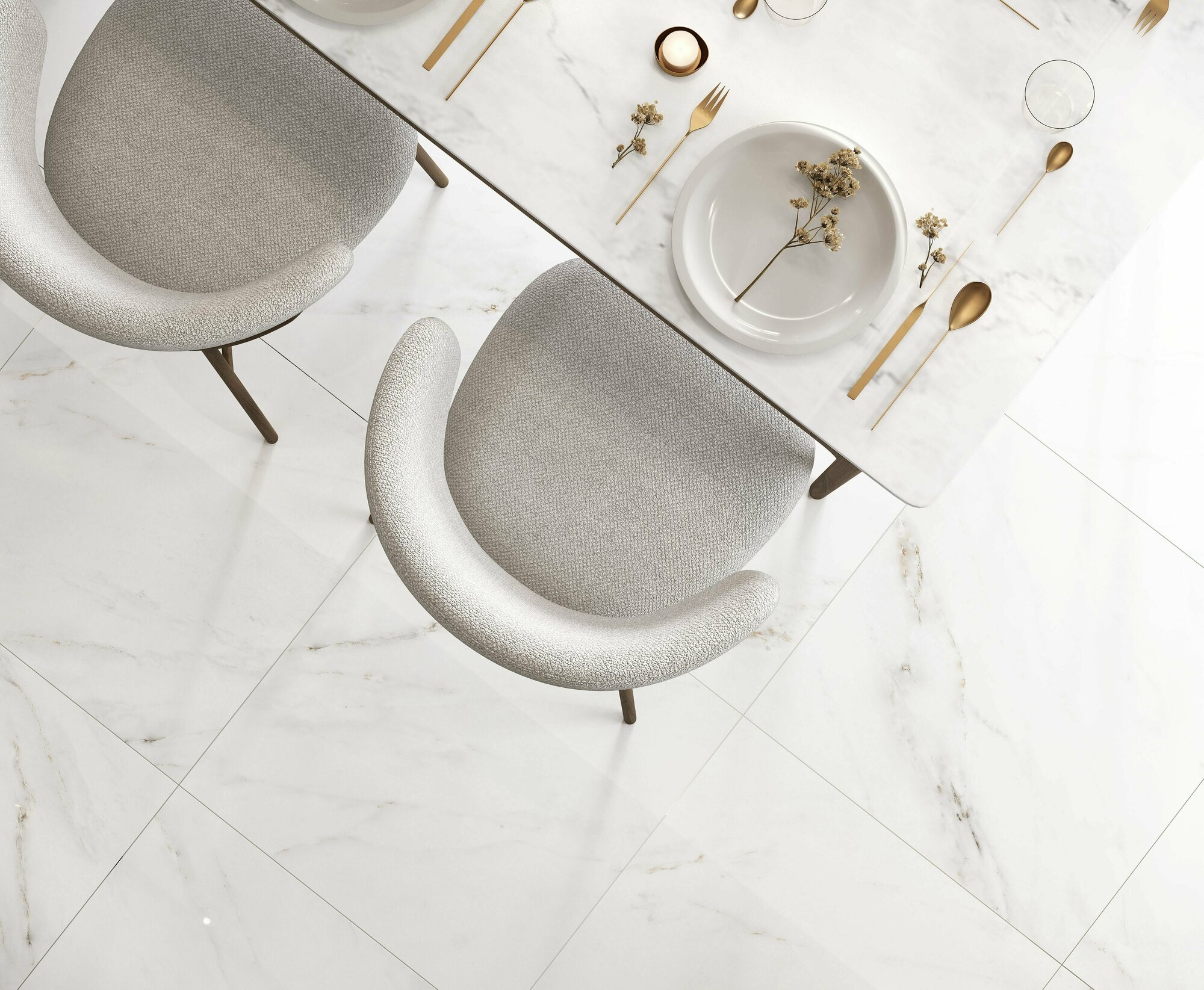 фото Керамогранит Laparet Tenderness Белый 60х120 см, уп. 1,44 м2, 2 шт. в уп.