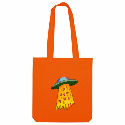 фото Сумка шоппер us basic, оранжевый