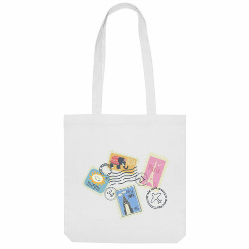 фото Сумка шоппер us basic, белый