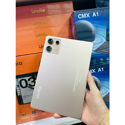 Планшет Umiio 6s PRO с клавиатурой и мышкой Android 13 6128 Gb золотистый 7900₽