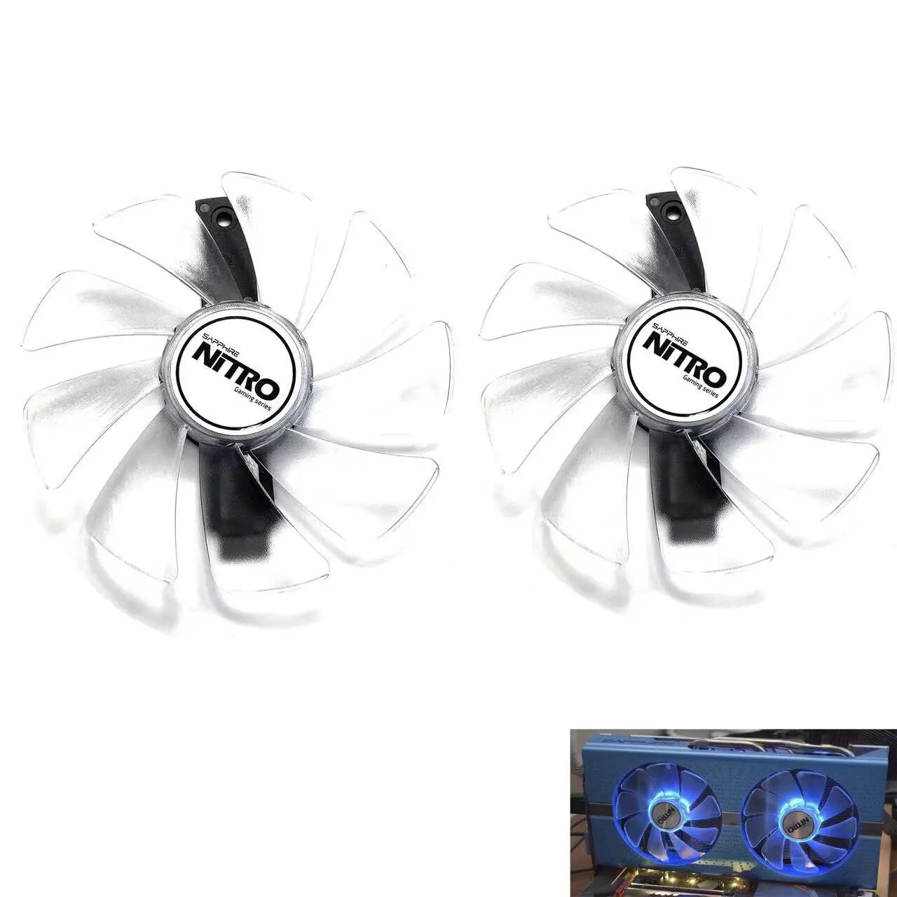 Вентилятор 95 мм LZQLY, Цвет: 2 fan