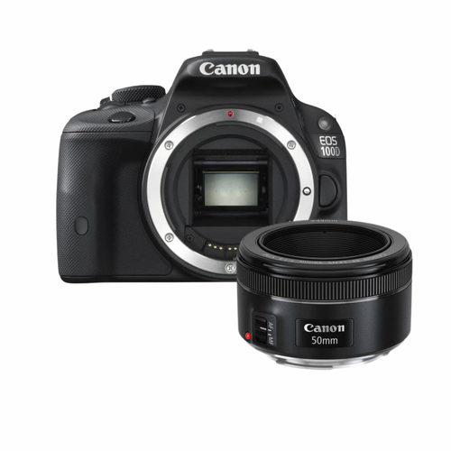 Фотоаппарат Canon Eos 100D kit EF 50mm f18 STM 47409₽