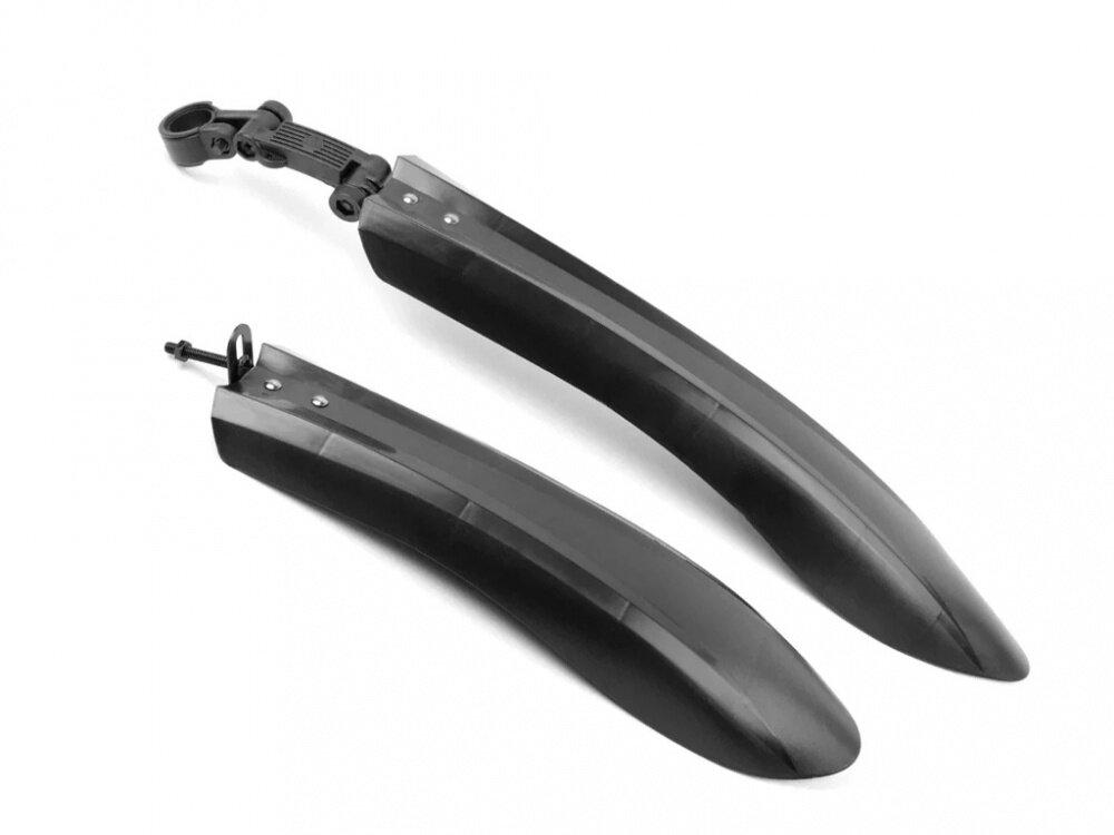 Крылья для велосипеда HN55-1 ОЕМ 24-26" пластик черные (комплект)
