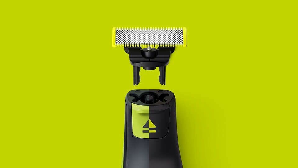 Сменные лезвия Philips OneBlade QP220/51 с индикатором износа, 2 шт — фото 1