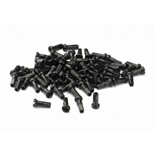 Комплект ниппелей для спиц Richman Brass (Pillar PB14) 14мм, 14G, латунные, черные (40шт без спиц)