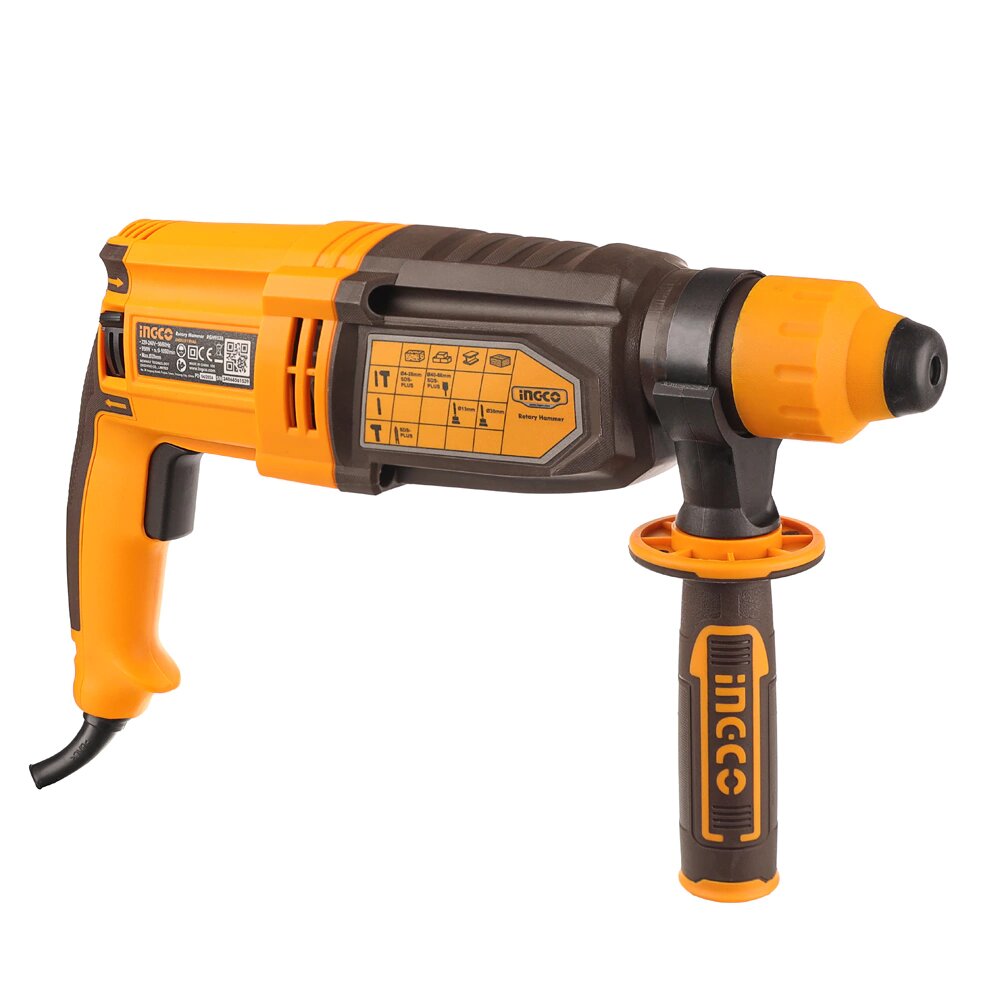 Перфоратор электрический INGCO RGH9528, SDS-Plus, 950Вт, 4670 уд/мин, 2,5 Дж — фото 1