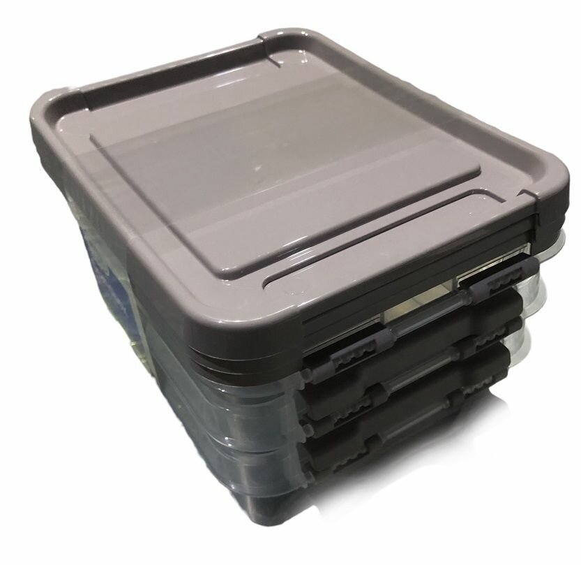 Набор пищевых контейнеров Grand HobbyLife из трех штук, 1000 мл, прямоугольный, с крышкой,