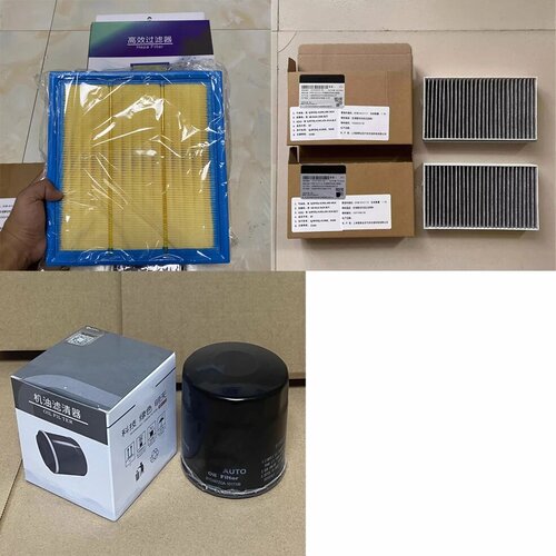 3 шт комплекты автомобильного воздушного фильтра двигателя карбиновый фильтр масляный фильтр для BYD Formula Leopard 5 15 T 2023 2024 4806₽