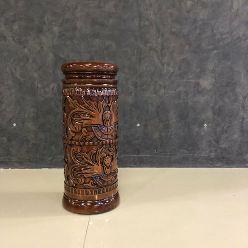 Подставка под зонты и трости DOMKORLEONE H024-HP из красного дерева mahogany wood цвет орех HP коричневый 34000₽