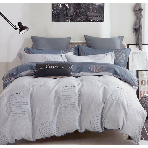 Постельное белье Розовые сны, 1,5спальный, сатин, хлопок, с наволочками 70х70, СК-587-1,5сп-70