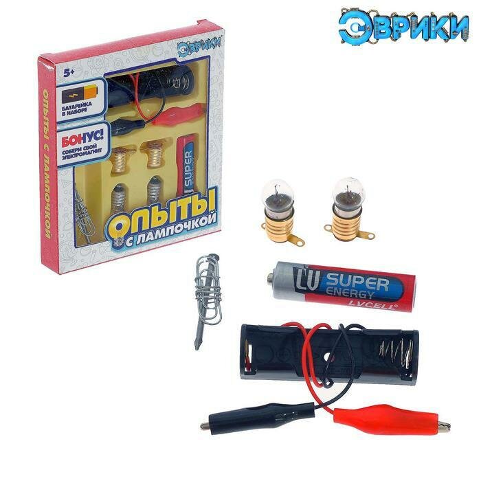 Набор для опытов Эврики "Опыты с лампочкой" (4320162)
