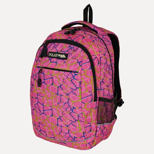 Изображение товара Школьный рюкзак Polar 18302, для подростков, Розовая абстракция