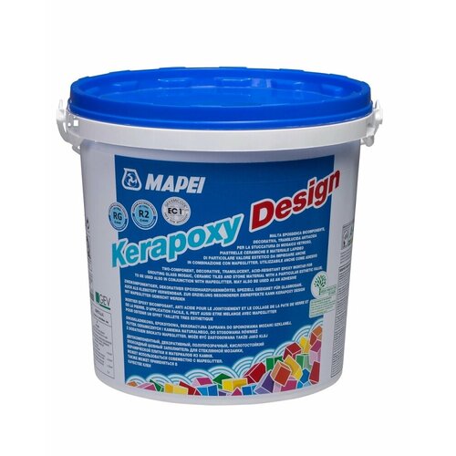 Затирка Mapei Kerapoxy Design 720 жемчужно-серый 3кг 13200₽