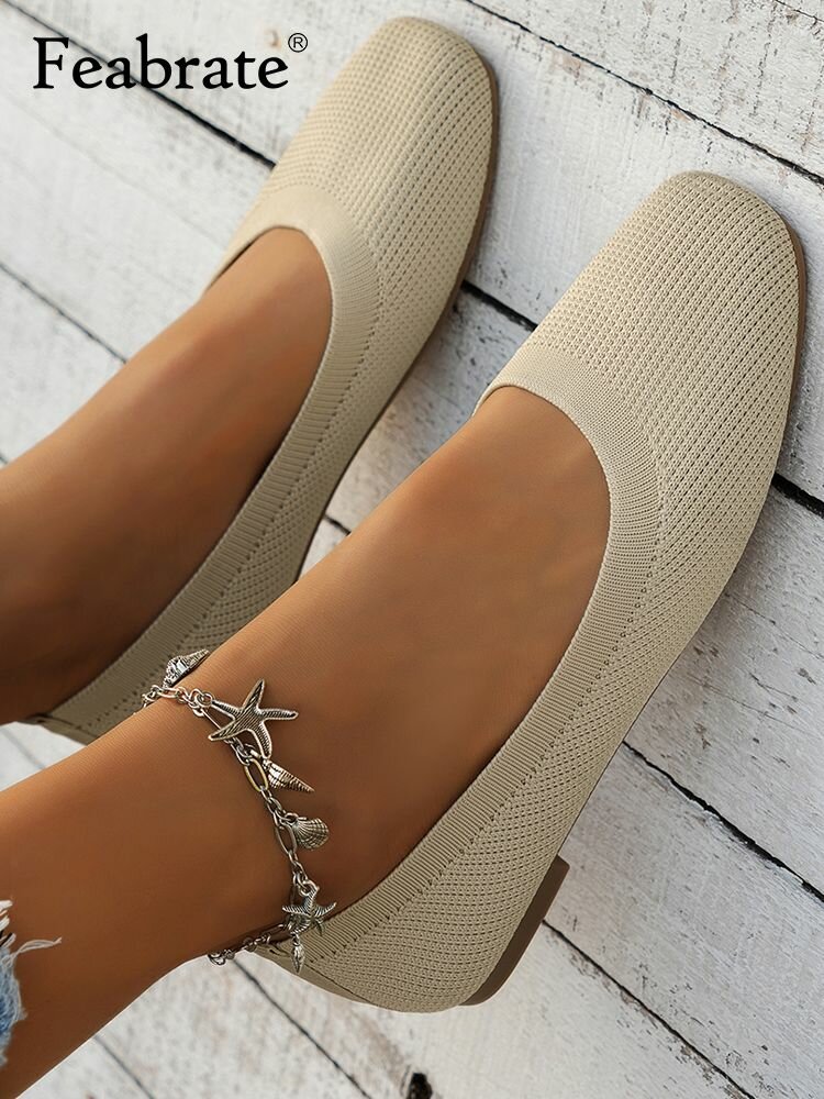 Балетки , размер Длина стопы25.0 см(EU 40), бежевый — фото 1