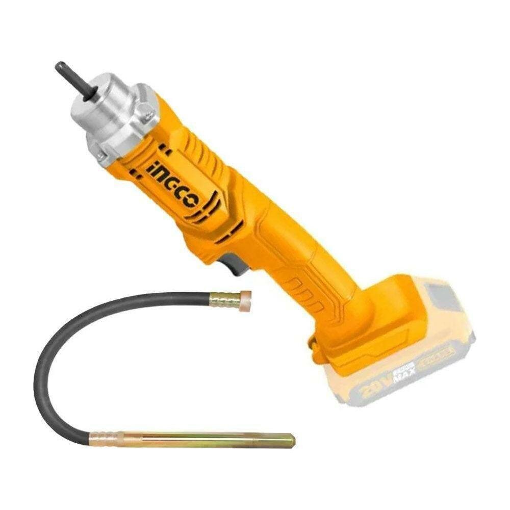 Вибратор Бетонный INGCO CCVLI2023013 35мм 20В 2 А*ч 2300 об/мин — фото 1