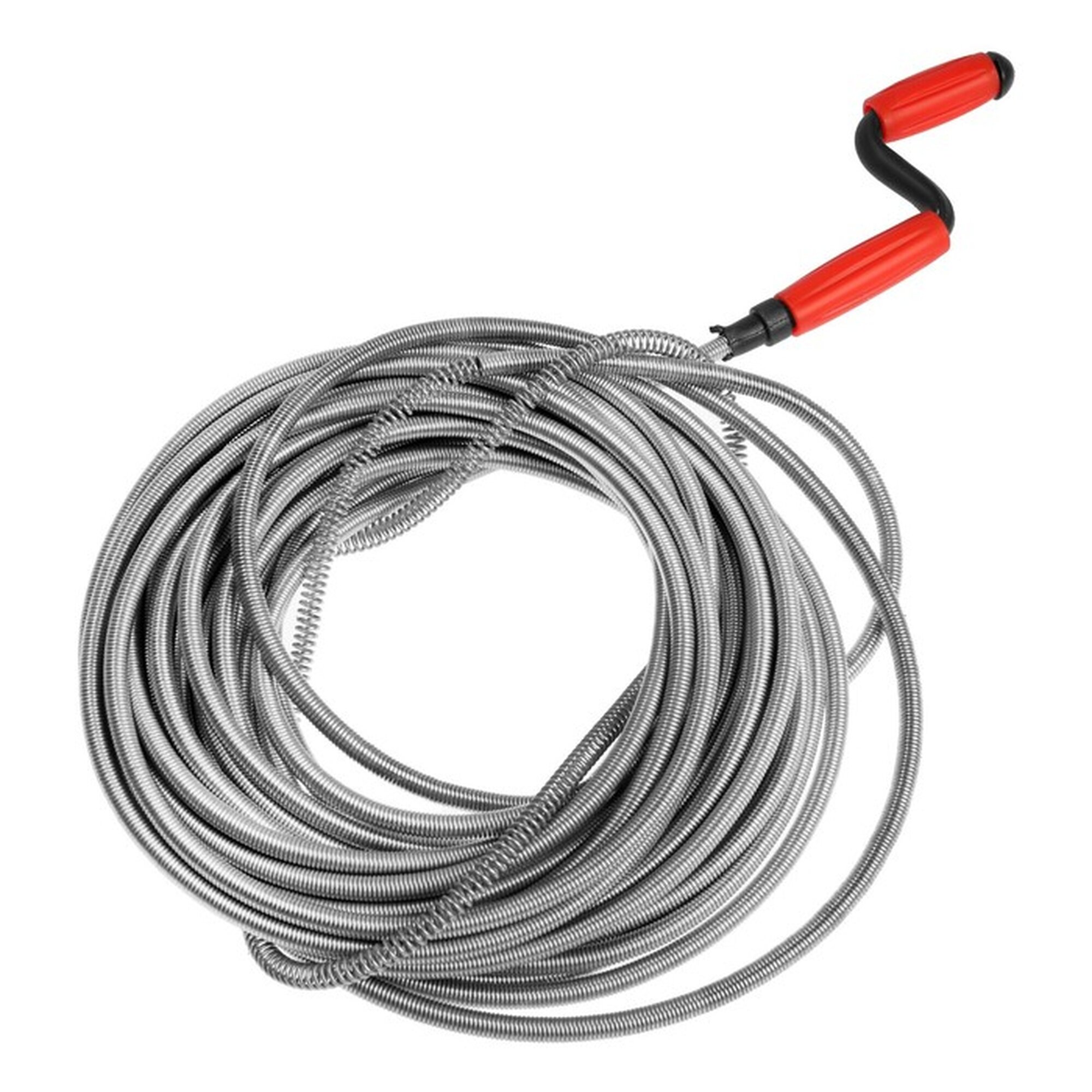 Трос сантехнический ZEIN engr оцинкованный с вращающейся ручкой d=9 мм L=15 м