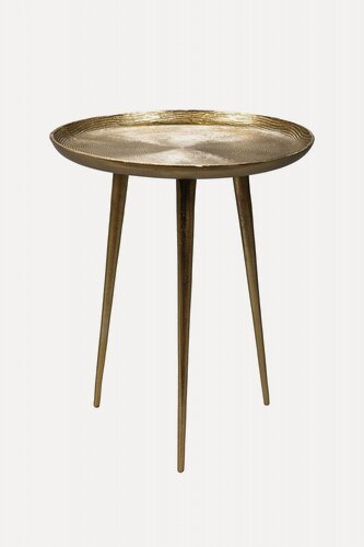 Изображение товара Кофейный столик "Plate Gold 1", дизайнерский, цвет золотистый, металл
