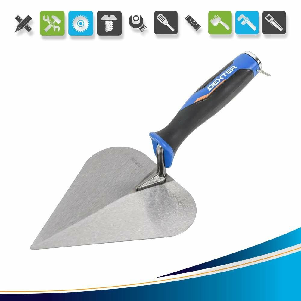 Кельма штукатура Dexter LH-TR1039 175x150 мм