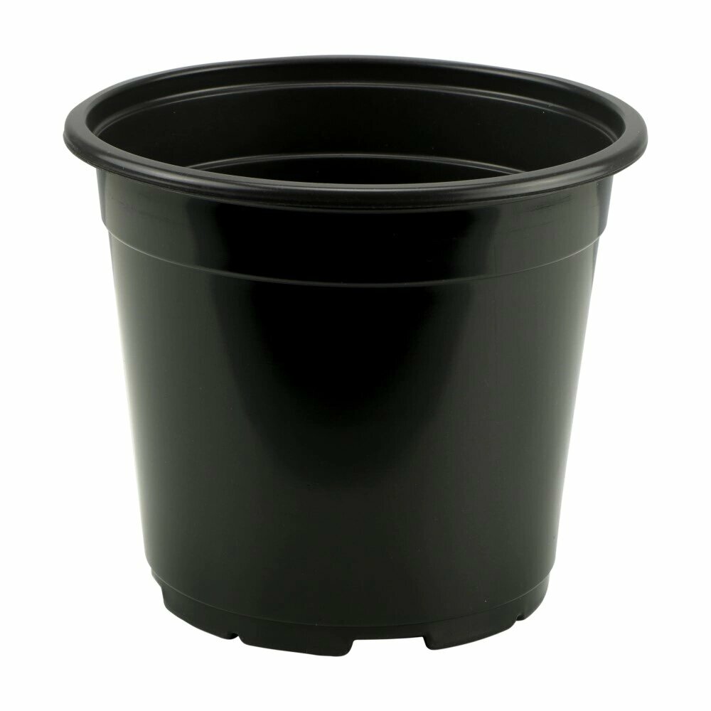 Горшок пластиковый технологический - набор из 3 шт черный d17 см h145 см 17 л