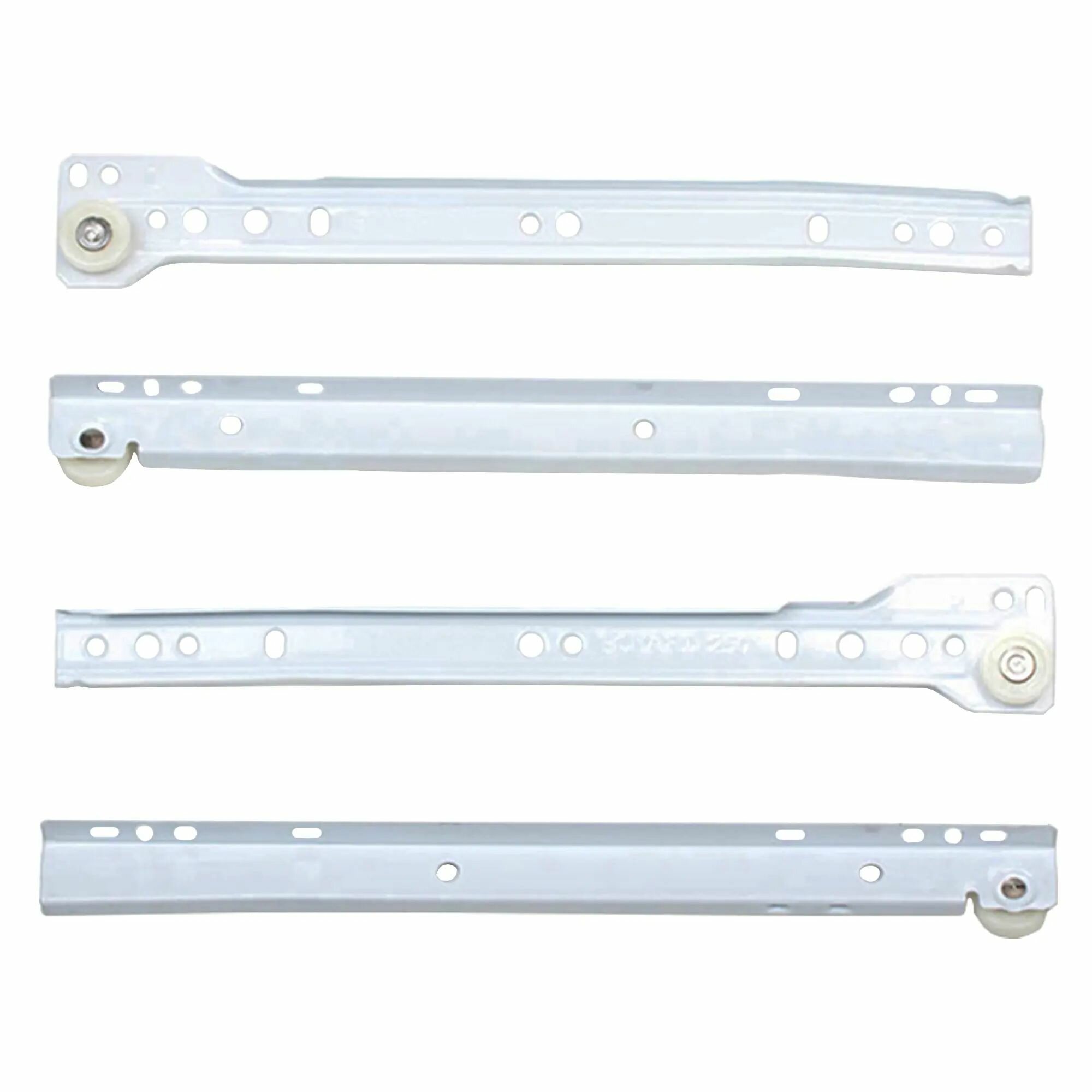 BOYARD Направляющие роликовые Boyard 01W.1/250 металл цвет белый