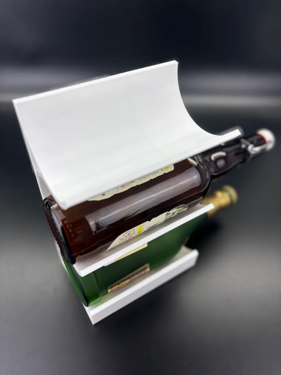 Подставка для бутылок в холодильник, универсальное решение для вашей кухни