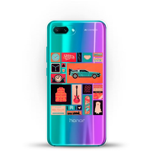 фото Силиконовый чехол back на honor 10 andy & paul