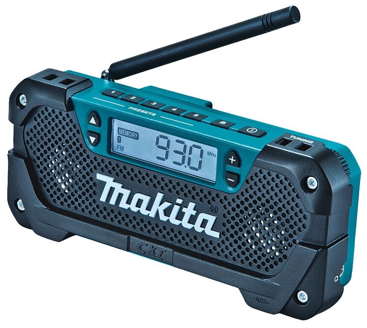 Радио аккумуляторное Makita MR052, бирюзовый