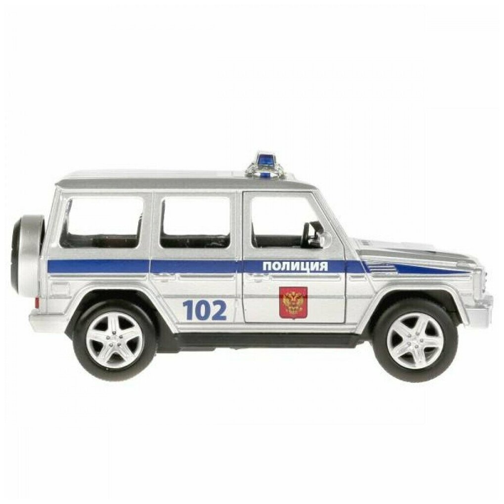 Машинка Технопарк Mersedes-Benz G-Class Полиция 12 см - фото №5
