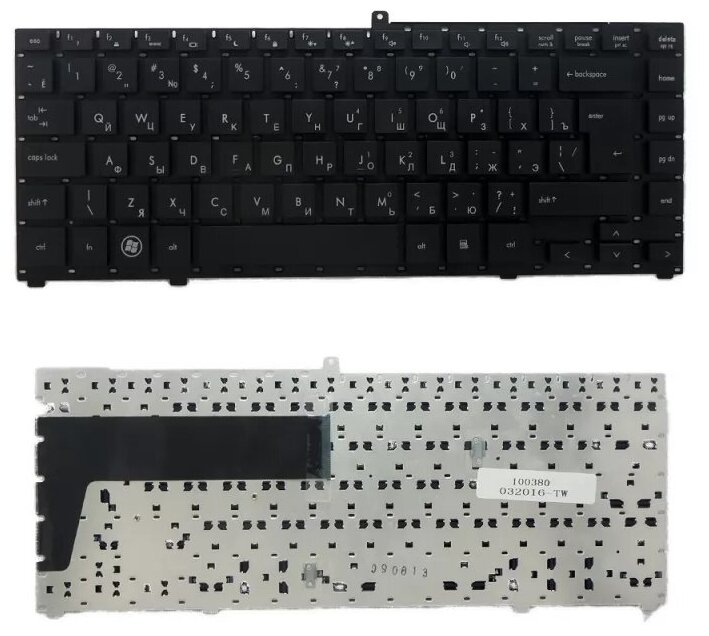 Клавиатура для ноутбука HP ProBook 4410s, 4411s, 4415s Series. Г-образный Enter. Черная, без рамки. PN: V101726AS1.