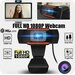 Веб-камера FULL HD 1080P Webcam USB (Двойной микрофон с шумоподавлением, HDR, автофокус, цвет черный) / web-camera вебка / webcamera для пк