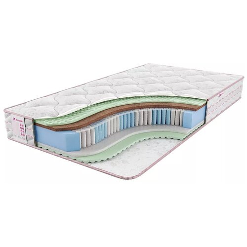 фото Матрас sontelle vivre tense pure, пружинный, белый