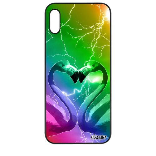 фото Чехол для телефона honor 8a, "фламинго" розовый самец utaupia