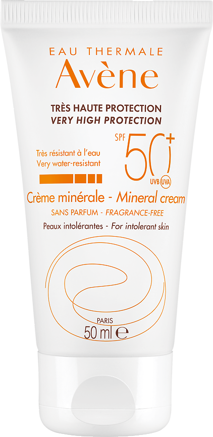 Avene солнцезащитный крем с минеральным экраном SPF50+ 50 мл 1 шт