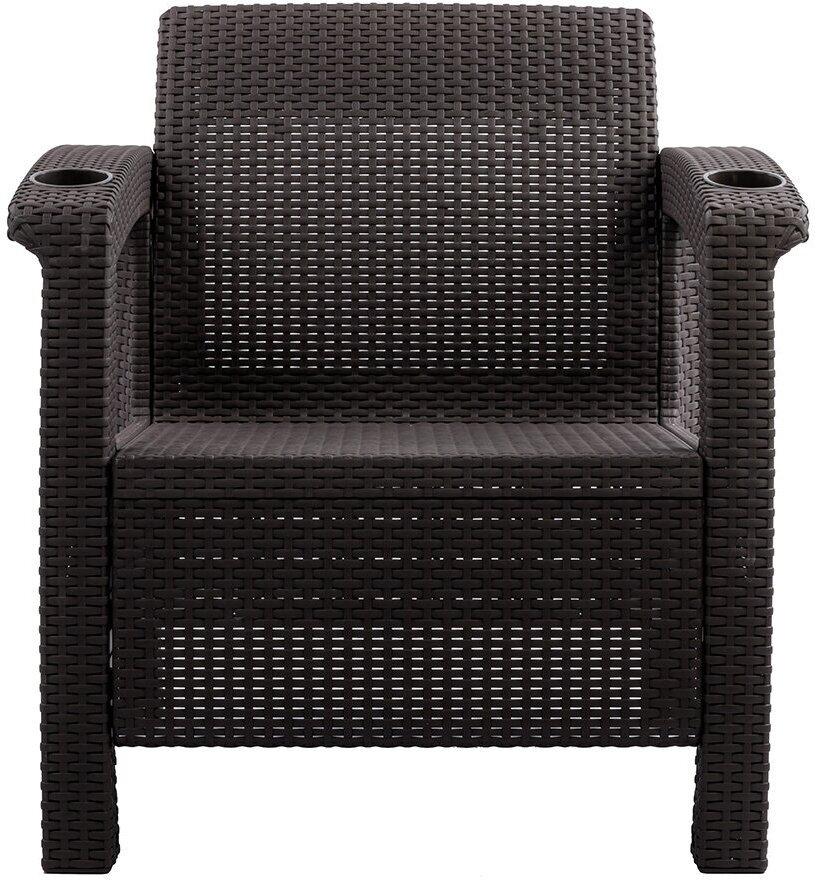 Кресло "Ротанг", 73х70х79 см, цвет мокко - фотография № 2