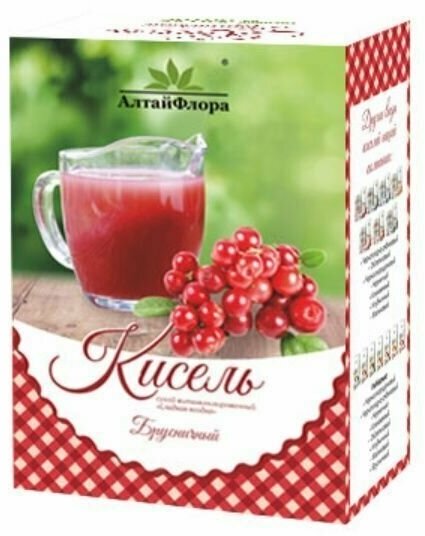 Кисель "Брусничный" Алтайская чайная компания 1 кг.