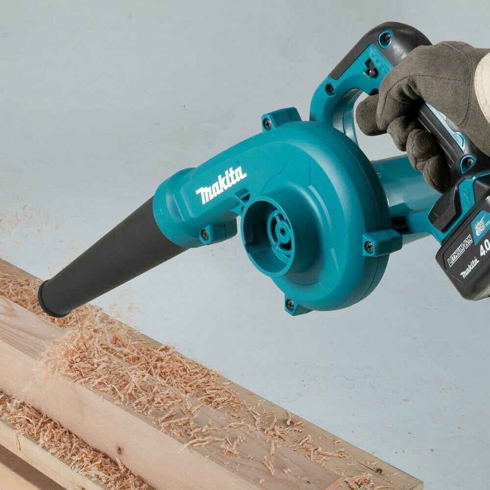 Аккумуляторная воздуходувка 75м/с CXT 12В, без акк и з/у, Makita UB100DZ - фотография № 7