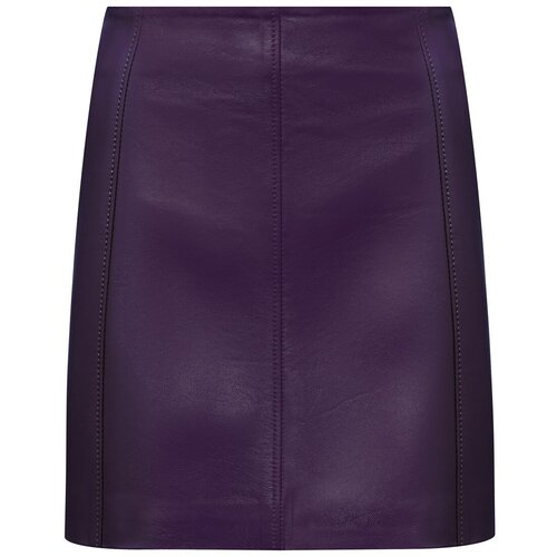 Юбка, мини, подкладка, размер S, фиолетовый