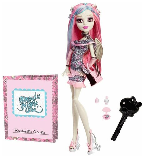 Кукла Monster High Ночь Монстров Рошель Гойл, 27 см, BBC10 — купить в ...
