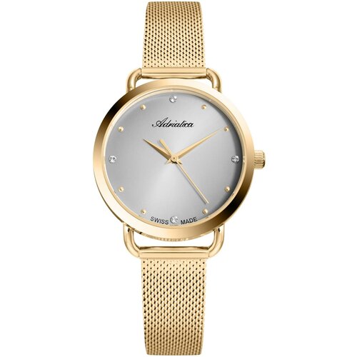 Наручные часы Adriatica Essence, серый наручные часы adriatica желтый золотой