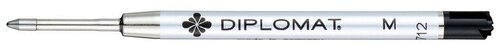 Стержень для шариковой ручки DIPLOMAT EasyFlow M, D20000356/D20000524, 0.7 мм, 98 мм черный 1 шт.