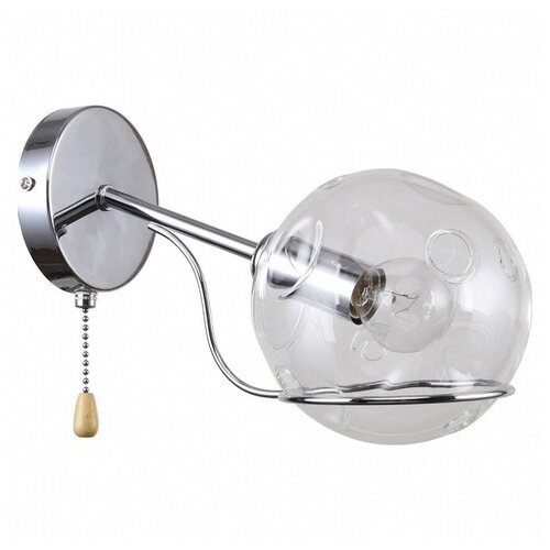 фото Бра f-promo, 1х40w, хром, размеры (мм)-130x195x260, плафон - неокрашенный