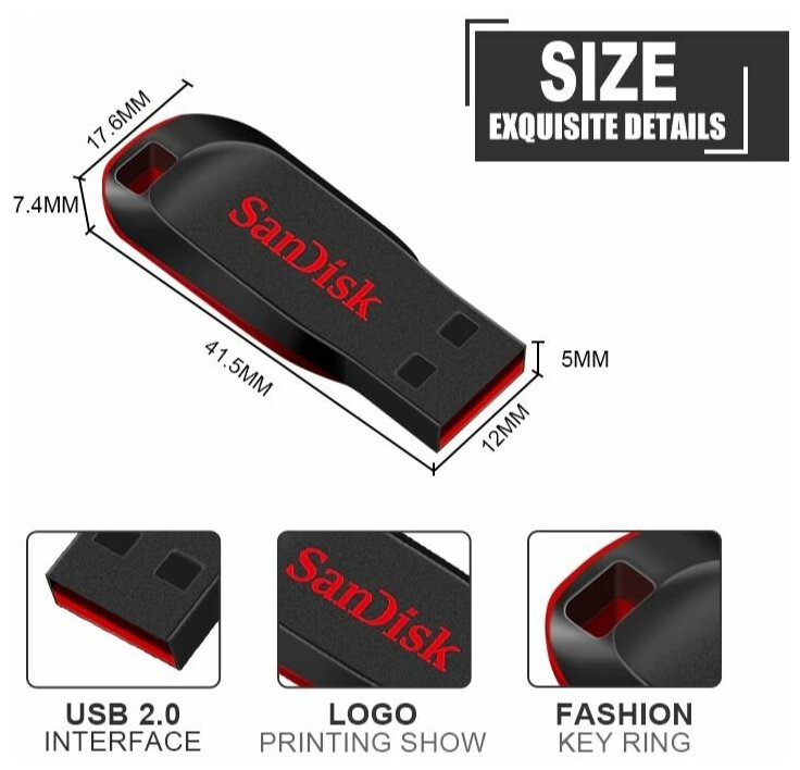 USB Flash накопитель Sandisk - фото №7