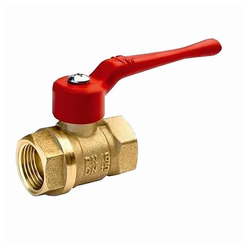 фото Кран шаровый Ду40 г/г (ВР/ВР) рычаг. PN40. Производство Россия. БАЗ. 11б27п1