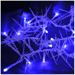 Гирлянда с декором SHLights Сосульки, 30 LED, для помещений, 8 режимов мигания, синий (ICLD30-B)