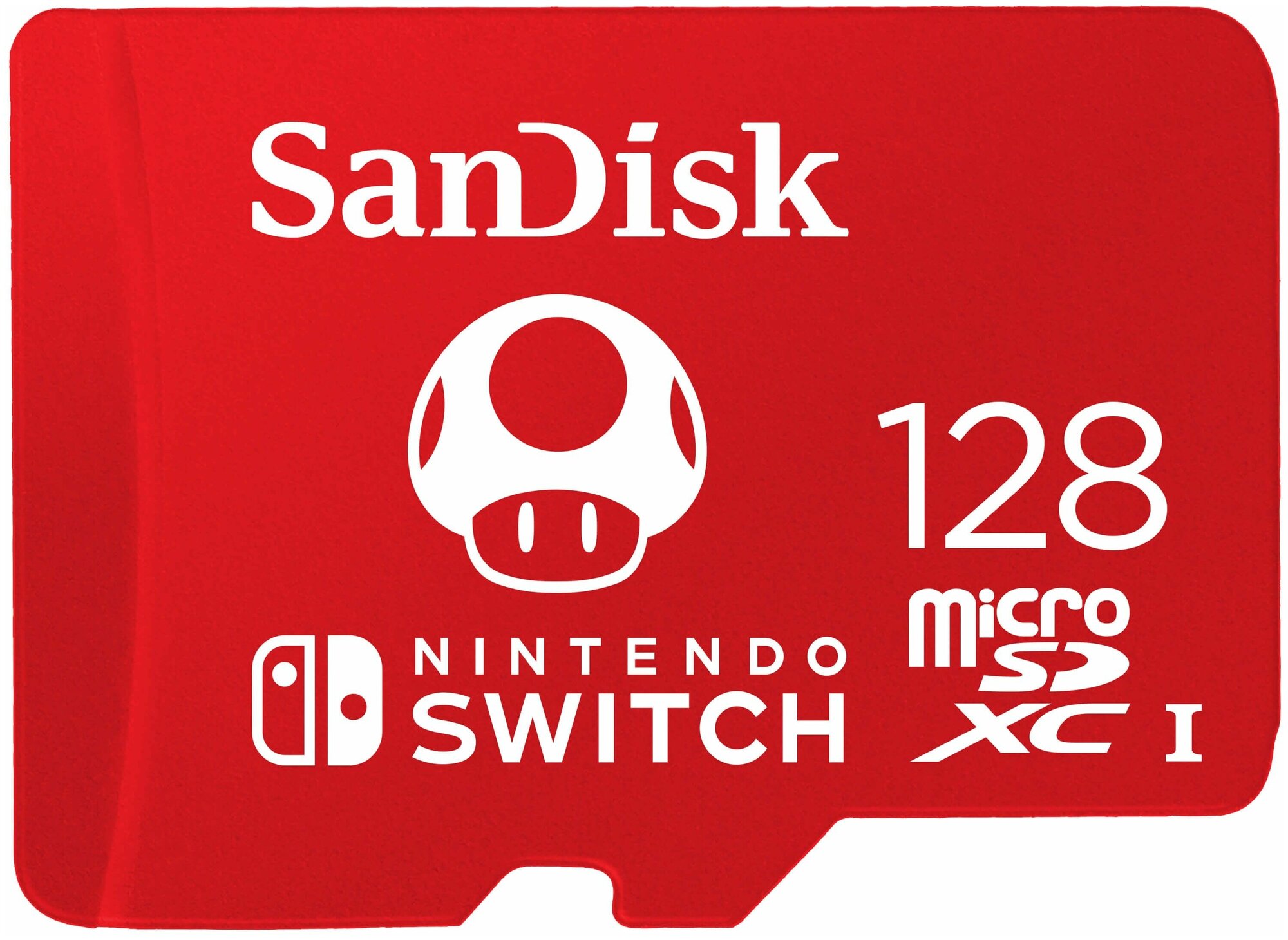 SanDisk Карта памяти microSDXC 128Gb для Nintendo Switch (SDSQXAO-128G-GNCZN)